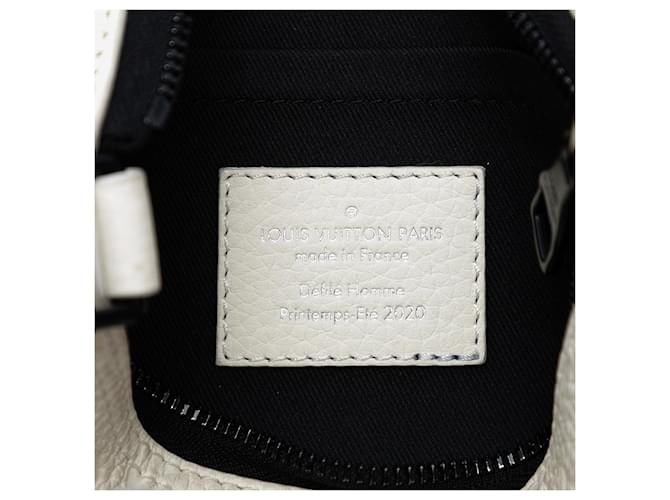Borsa a tracolla e sacca Louis Vuitton Monogram Empreinte Triangle bianca Bianco - vista 5