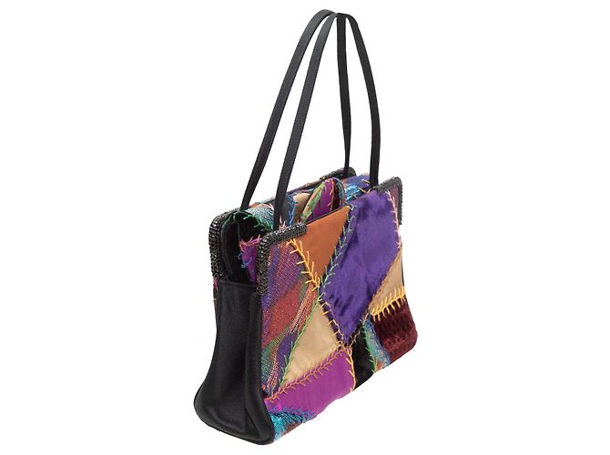 Multicolor Judith Leiber Patchwork Evening Tote Multiple colors - view 2