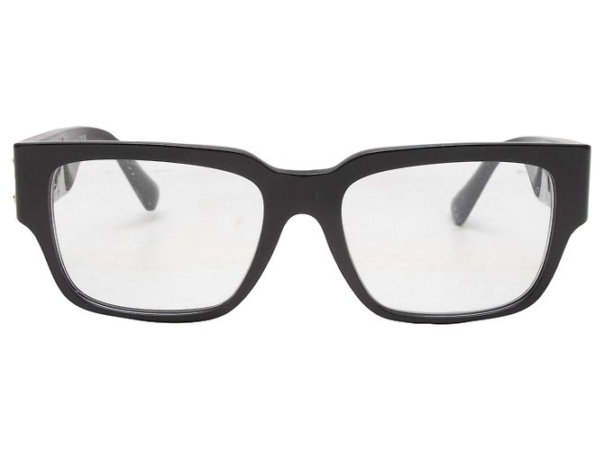 Black Versace Rectangular Medusa Glasses - view 2