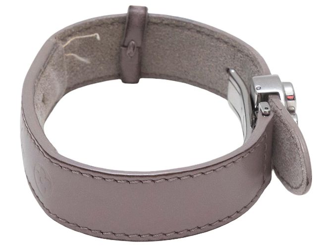 Bracciale Louis Vuitton in pelle a fiore lilla chiaro Porpora - vista 4