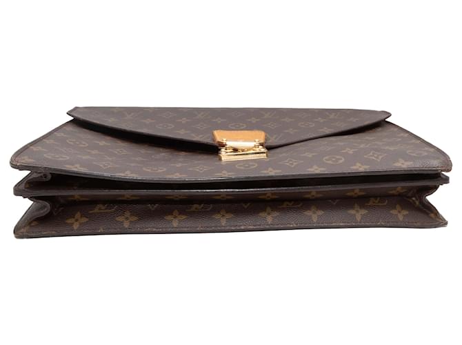 Valigetta Louis Vuitton Monogram marrone - vista 4