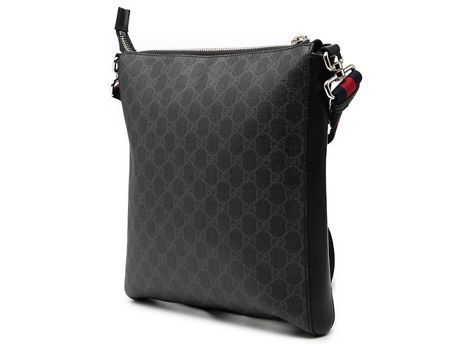 Borsa a tracolla Gucci Medium GG Supreme Web nera Nero - vista 2