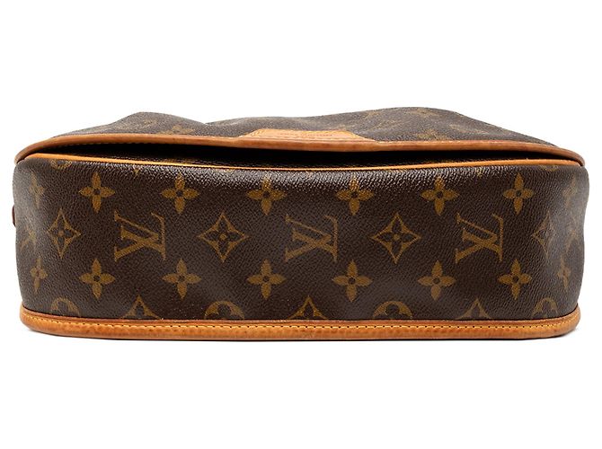 Borsa a tracolla Louis Vuitton Monogram Menilmontant PM marrone - vista 3