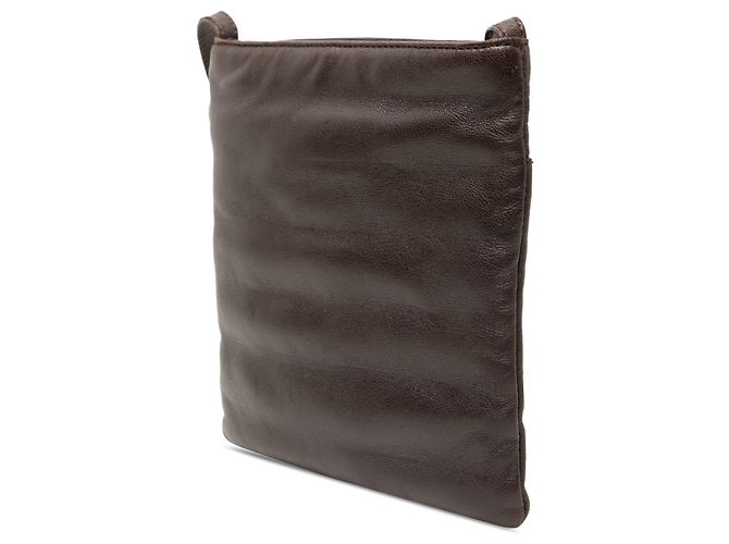Borsa a tracolla in pelle nappa marrone LOEWE - vista 2