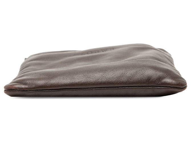 Borsa a tracolla in pelle nappa marrone LOEWE - vista 3