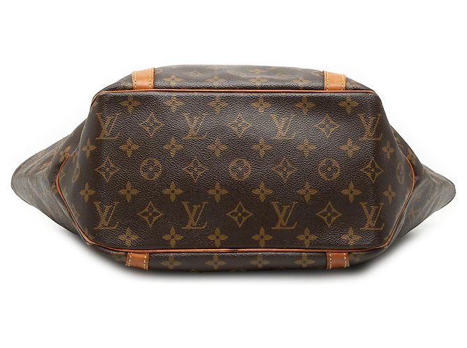 Borsa shopping Louis Vuitton Monogram marrone - vista 3