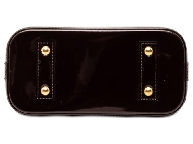 Borsa Alma BB Monogram Vernis Louis Vuitton viola Porpora - vista 3