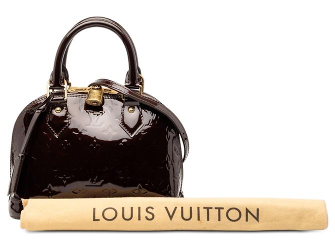 Borsa Alma BB Monogram Vernis Louis Vuitton viola Porpora - vista 8