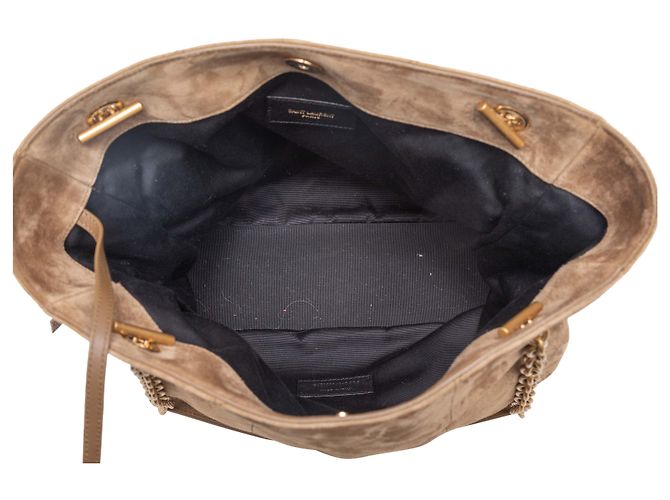 Borsa Jamie in scamosciato color tan Saint Laurent Beige - vista 5