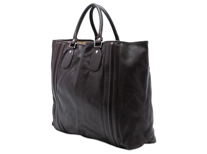 Tote in pelle marrone Gucci - vista 2