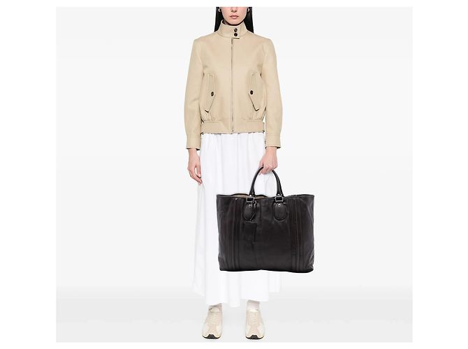 Tote in pelle marrone Gucci - vista 7
