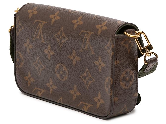 Borsa a tracolla marrone Louis Vuitton Monogram Felicie Strap And Go - vista 2
