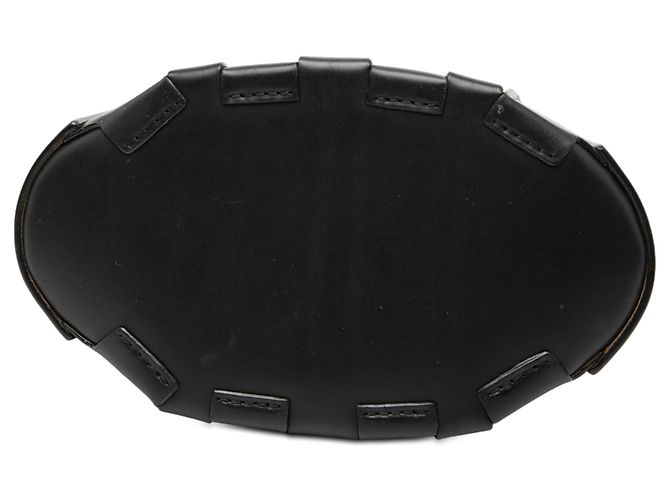 Borsa bucket in bambù in pelle di vitello nera LOEWE Nero - vista 3