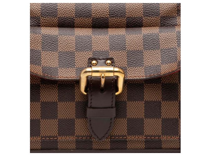 Bolso Louis Vuitton Damier Ebene Knightsbridge marrón Castaño - vista 7