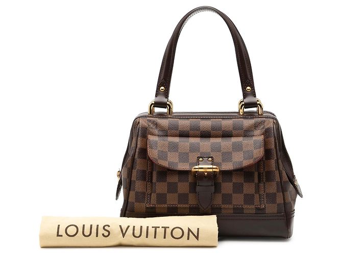 Bolso Louis Vuitton Damier Ebene Knightsbridge marrón Castaño - vista 9