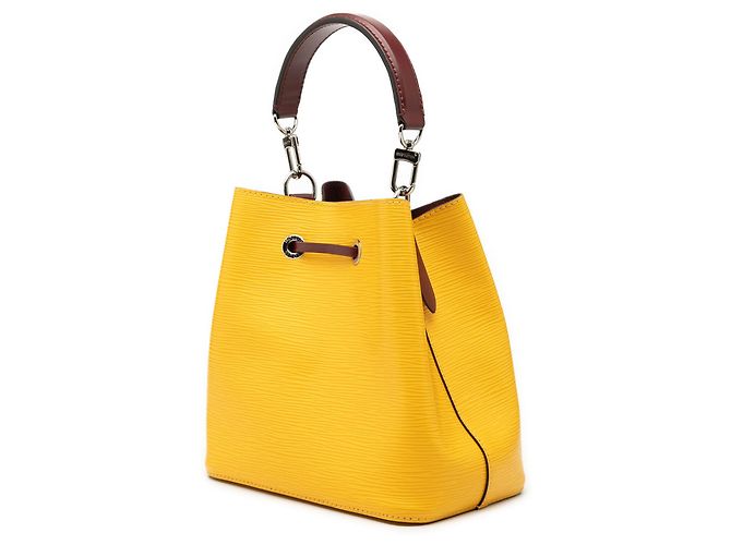 Borsa a secchiello Epi NeoNoe BB Louis Vuitton gialla Giallo - vista 2