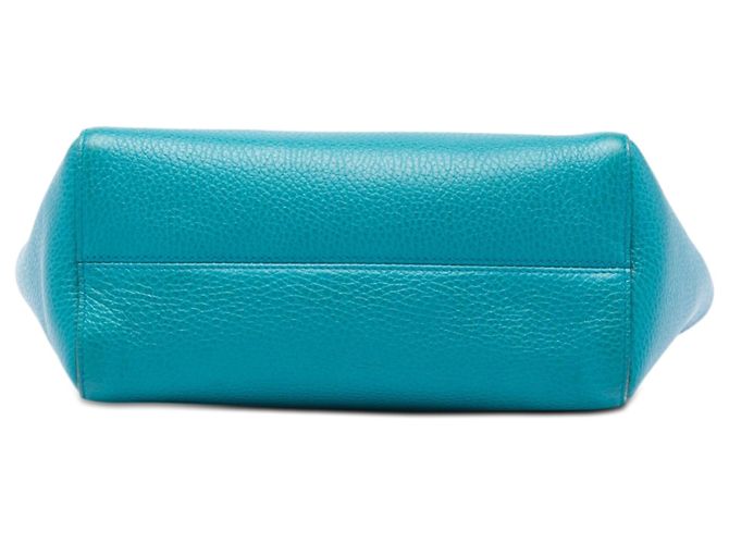 Borsa a mano Mini Calfskin Swing blu Gucci - vista 3