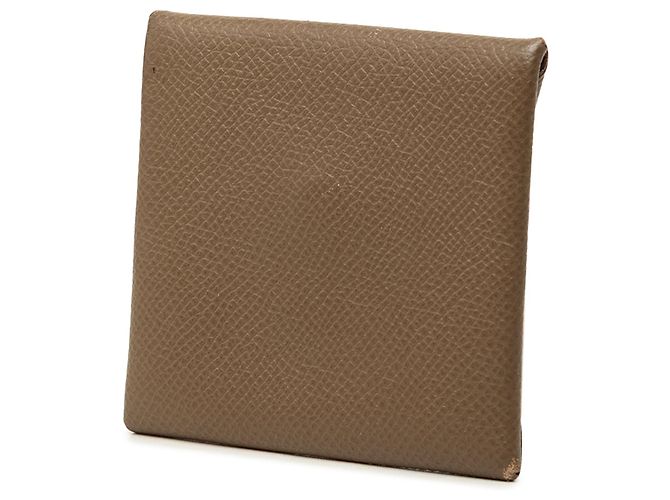 Portamonete Hermès Epsom Bastia marrone - vista 2