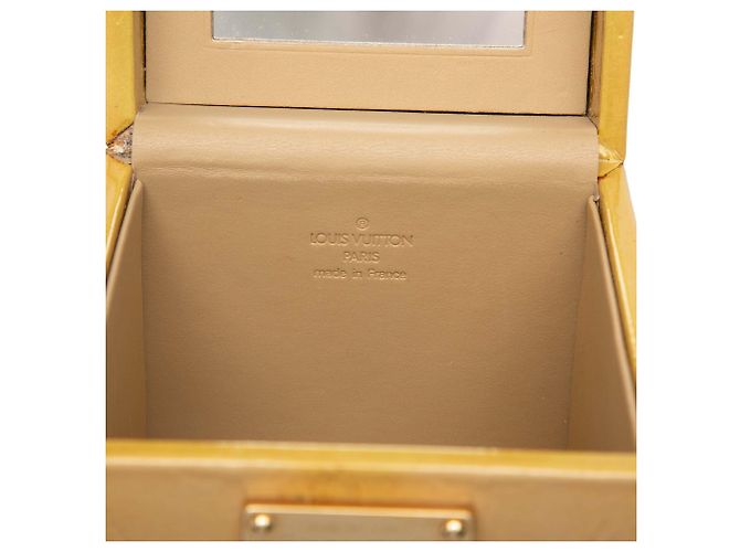 Borsa Vanity Louis Vuitton Monogram Vernis Bleecker Beige - vista 6
