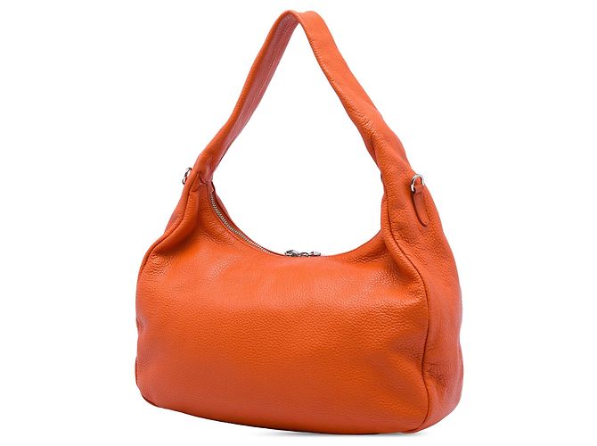 Orange Prada Vitello Phenix Satchel - Ansicht 2