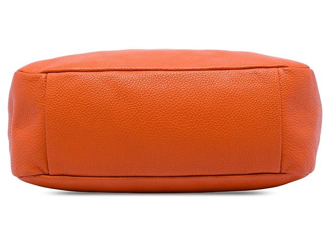 Orange Prada Vitello Phenix Satchel - Ansicht 3