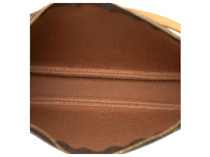 Borsa a tracolla Louis Vuitton Monogram Pochette Accessoires marrone - vista 4