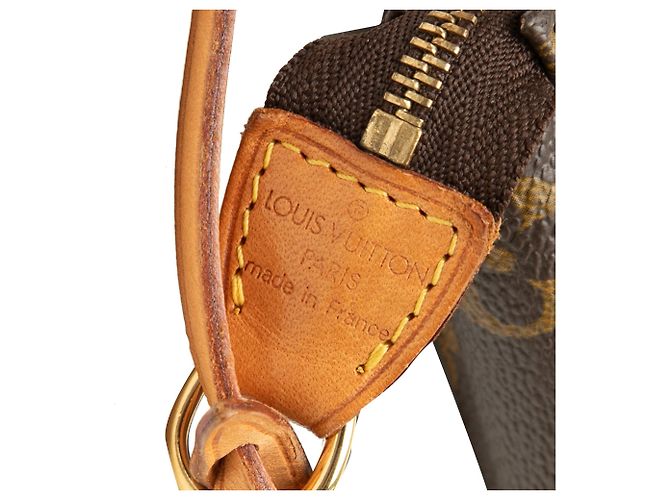 Borsa a tracolla Louis Vuitton Monogram Pochette Accessoires marrone - vista 5