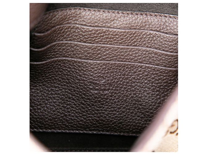 Borsa a tracolla con patta Gucci GG Canvas Web Buckle Beige - vista 5