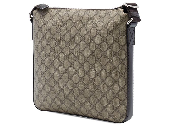 Borsa a tracolla Gucci GG Supreme beige - vista 2