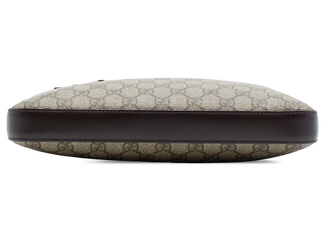 Borsa a tracolla Gucci GG Supreme beige - vista 3