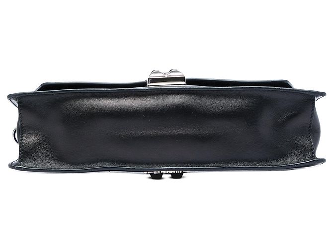 Borsa a tracolla Elektra con borchie in pelle City e Saffiano nera di Prada Nero - vista 3