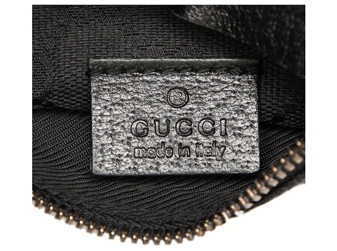 Borsa a tracolla Gucci GG Canvas con doppia tasca nera Nero - vista 5