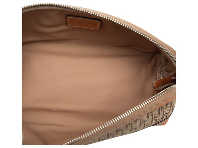 Pochette Diorissimo Trotter in tela marrone Dior Diorissimo - vista 4