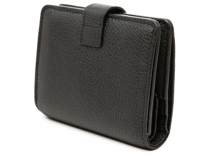 Black Louis Vuitton Leather Low Key Compact Wallet Small Wallets - view 2
