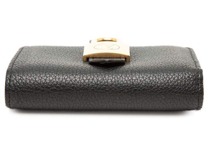 Black Louis Vuitton Leather Low Key Compact Wallet Small Wallets - view 3