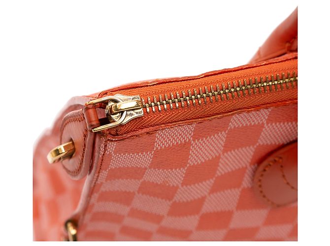 Borsa satchel Louis Vuitton Damier Couleurs Mobil Piment arancione - vista 10