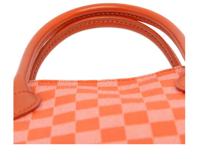 Borsa satchel Louis Vuitton Damier Couleurs Mobil Piment arancione - vista 11