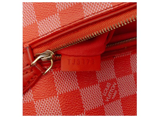 Borsa satchel Louis Vuitton Damier Couleurs Mobil Piment arancione - vista 6