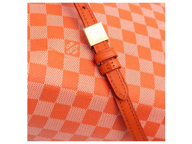 Borsa satchel Louis Vuitton Damier Couleurs Mobil Piment arancione - vista 7