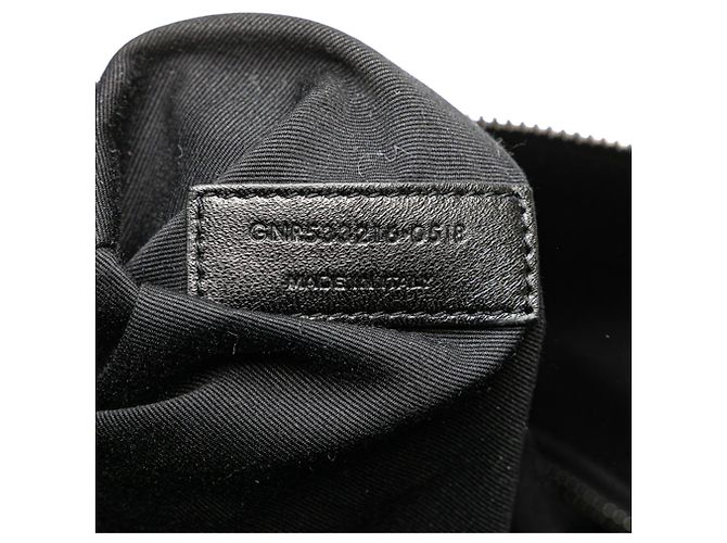 Bolsa de viagem em shearling preto Saint Laurent - vista 6