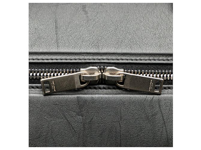 Bolsa de viagem em shearling preto Saint Laurent - vista 7