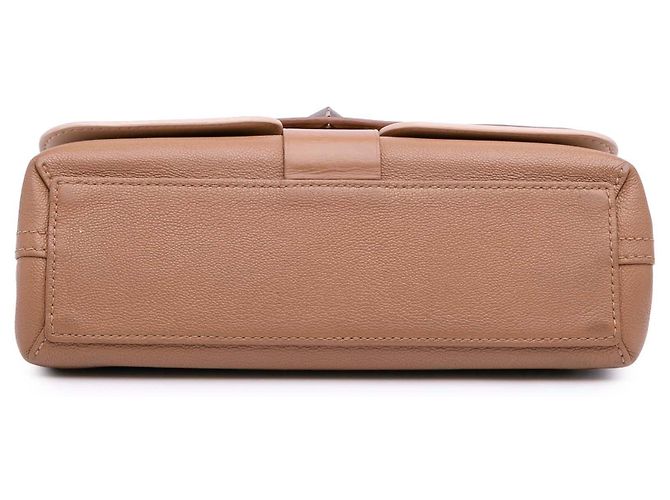 Borsa a tracolla marrone Louis Vuitton Monogram Cuir Plume Ecume Very Chain - vista 3