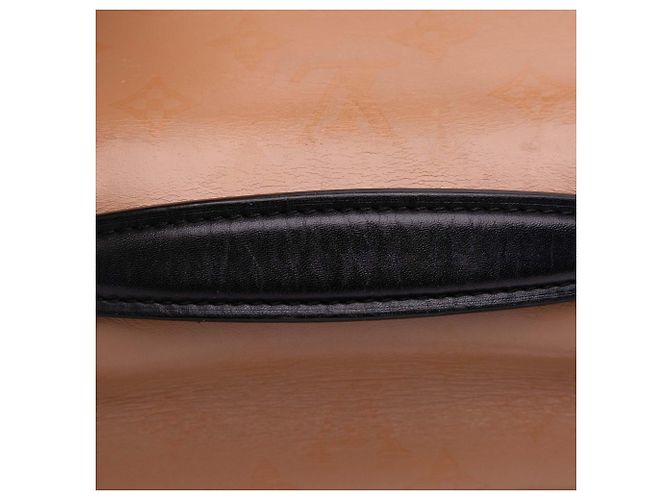 Borsa a tracolla marrone Louis Vuitton Monogram Cuir Plume Ecume Very Chain - vista 5