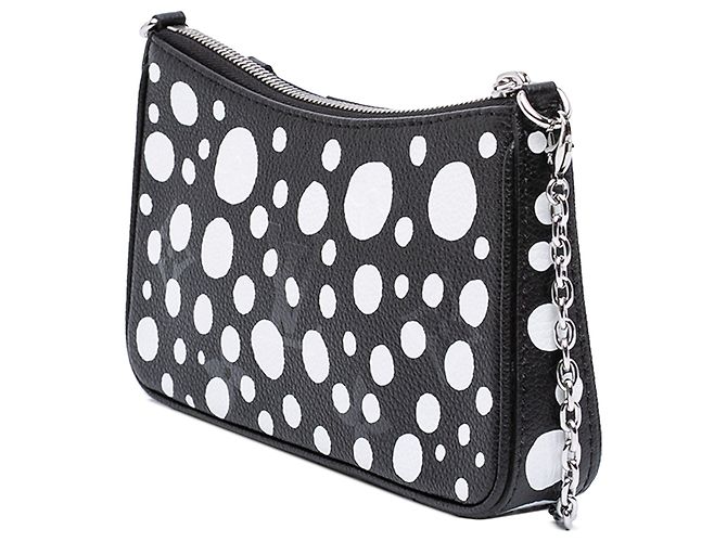 Borsa a tracolla Louis Vuitton Yayoi Kusama Monogram Giant Empreinte Infinity Dots nera Nero - vista 2