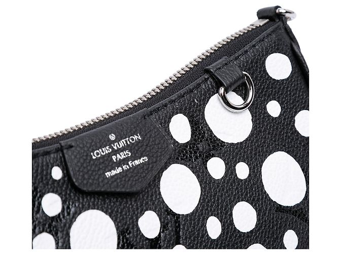 Borsa a tracolla Louis Vuitton Yayoi Kusama Monogram Giant Empreinte Infinity Dots nera Nero - vista 6