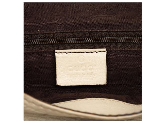 Borsa Hobo Large Guccissima bianca da donna Bianco - vista 5