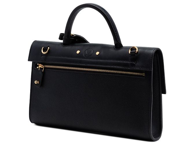 Borsa a tracolla Louis Vuitton Taurillon City Steamer nera Nero - vista 2