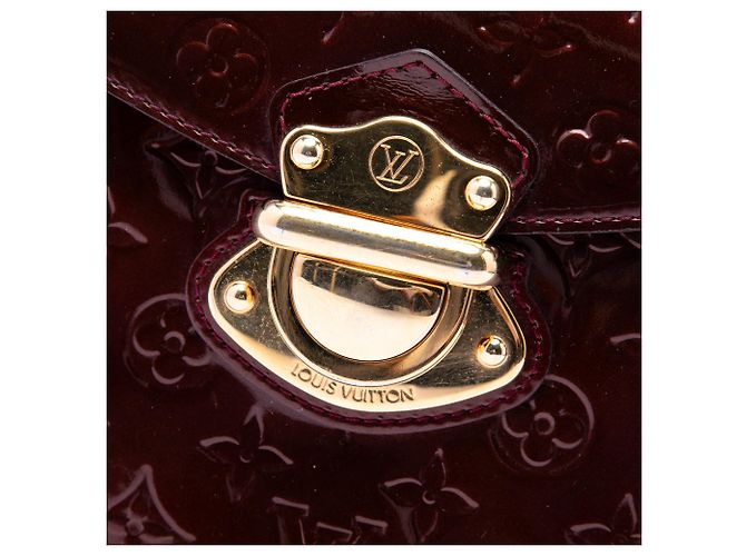 Borsa Mira Monogram Vernis rossa Louis Vuitton Rosso - vista 5