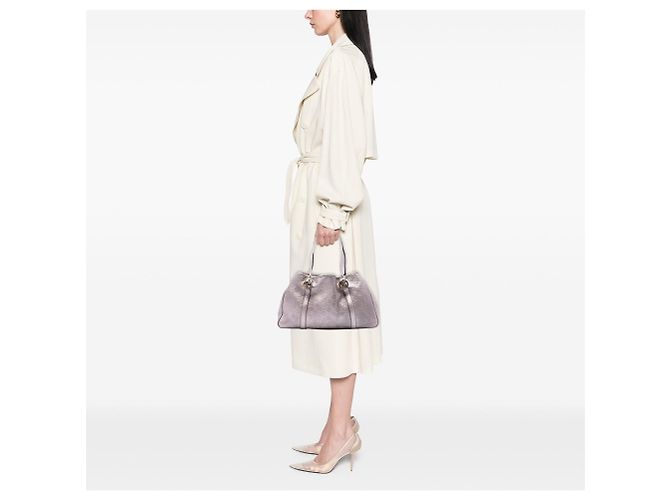 Tote Guccissima Twins metallizzata viola Gucci Porpora - vista 6