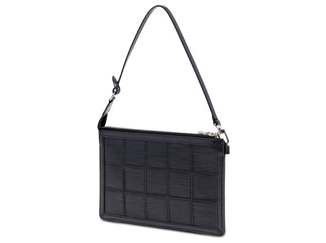 Borsa a tracolla Louis Vuitton Epi Stretch Delmonico nera Nero - vista 2